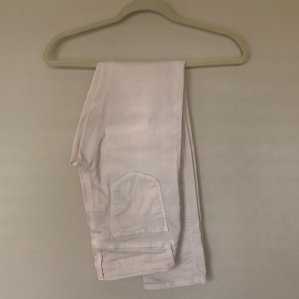 Level 99 Cream Colored Skinny Jeans